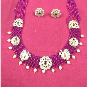 Attractive Pink Pearl Necklace Set