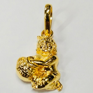 22 kt gold god pendants