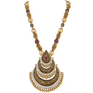 22KT Gold Ladies Designer Antique Necklace