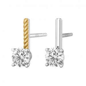 Mismatch drop earrings