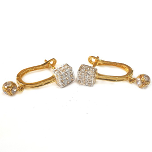 18k gold earrings mga - gb009