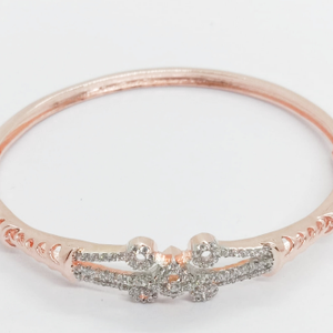 Sterling silver ladies bracelet in two tone