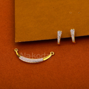 22kt ladies fancy mangalsutra pendant set mp4