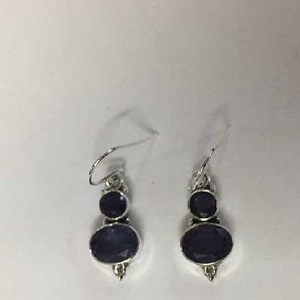 925 Fancy Silver Earring With Diamond