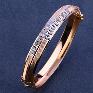 750 Rose Gold Classic Hallmark Punjabi Kada M