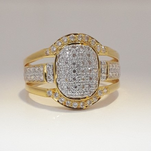 916 cz casual gents ring