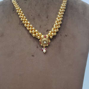 22k Gold Elegant Necklace SJJGN44