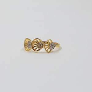 Gold Elegant Design Ring For Women