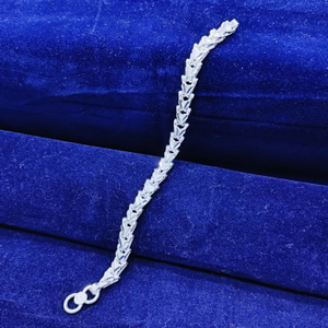 70 K Silver Designer Lucky Bracelet