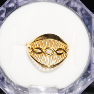 22k Plain Gold Infinity Design  Ring