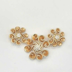 925 Sterling Silver Rose Flower Designed Pend