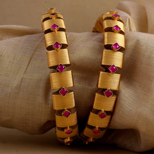 22K Gold Antique Bangles