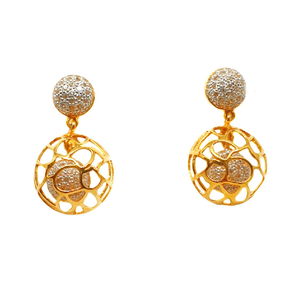 22K Gold Modern Earrings MGA - BTG0222
