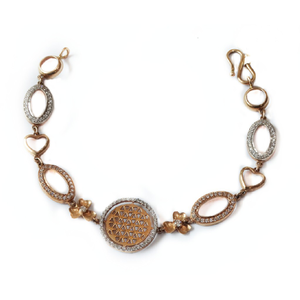 18k rose gold bracelet mga - rgb003