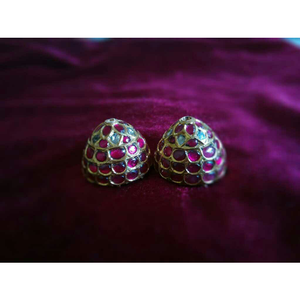 999 Gold Antique Round Shape Earring
