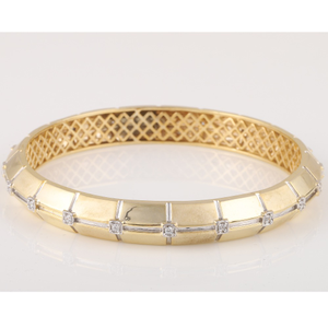 18KT Gold Classic Diamond Bracelet