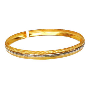 One gram gold forming modern kada bracelet mg
