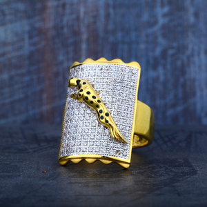 Mens Jaguar Design Gold 916 Exclusive Ring-MR