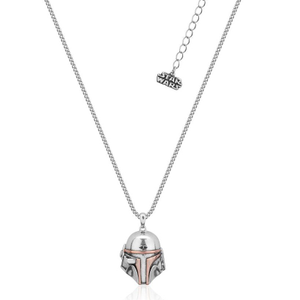 Silver Boba Fett Necklace