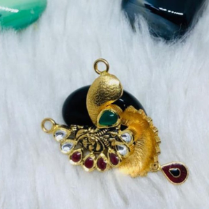 916 gold jadtar mangalsutra pendants msp-0002