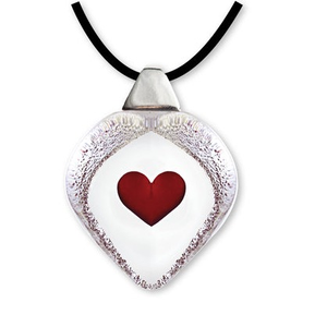 HEART RED SMALL PENDANT