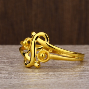 22 carat gold exclusive plain ladies rings RH
