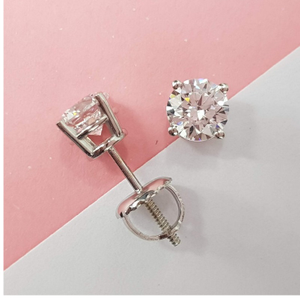 1 Ct IJ/VS1 100% Genuine Diamonds 14 Kt Gold 