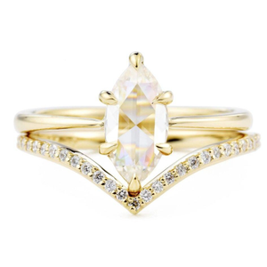 Diamond Ring Yellow gold 18kt vvs1