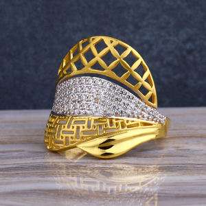 22KT CZ  Gold Diamond  Exclusive Ladies  Long