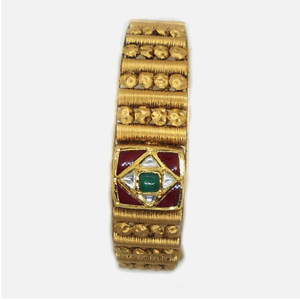 916 Gold Antique Wedding Bangle RHJ-4974