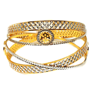 One gram gold forming bangles mga - gf0031