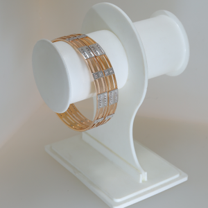 18K Rose Gold 4 Piece Bangles