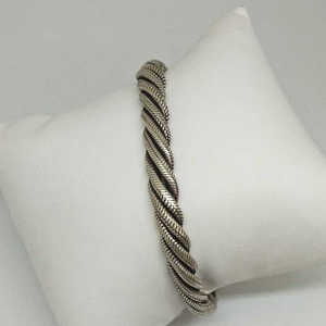 925 Sterling Silver Oxides Casual Gents Brace