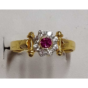 22kt/916 Gold Diamond Ladies Ring