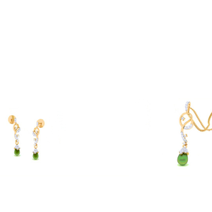 color stone Pendant Set