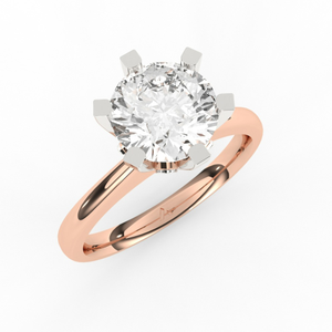 Six Prong Solitaire Ring