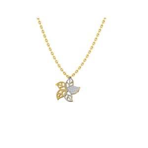 diamond floral starpendent