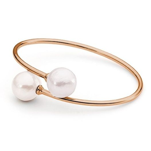 Rose Gold white pearl bracelet
