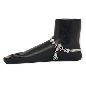Silver modern payal mga - pls3868