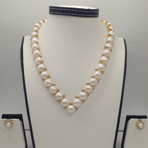 Freshwater White&nbsp;Button Pearls&nbsp;"v&quot