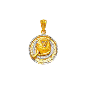 916 gold lion pendant np-114