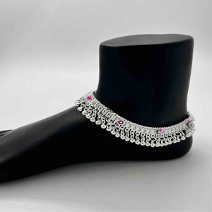 Silver Kismat Fancy Shalang Gugri Design Paya