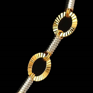 22kt hallmark real solid yellow gold curb 2 t