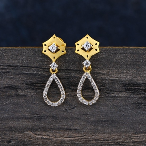 22 carat gold classical ladies earrings RH-LE