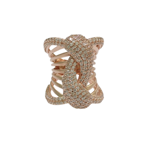 925 silver attractive floral rings lr8121