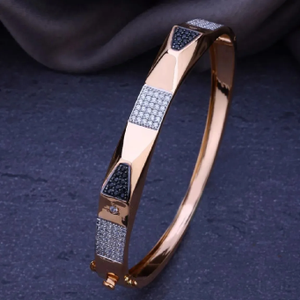 18k Rose Gold Black And White Diamond Gents K