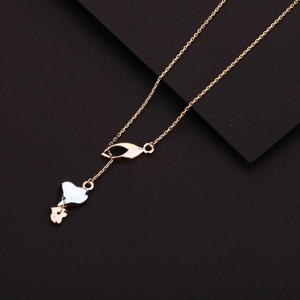 Pendent with chain rosegold