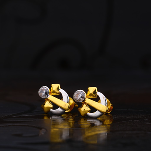 22kt Gold Classic Earring of Solitare LSE117