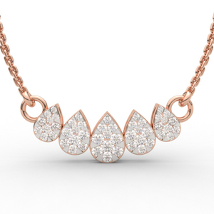 Pear Shape Statement Diamond Pendant