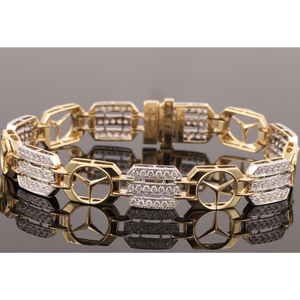 18KT Gold Graceful Diamond Bracelet